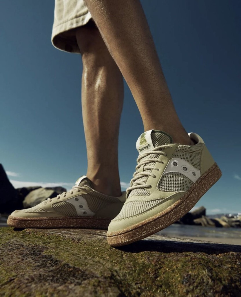 Anam Announces Saucony Partnership Vegan Pineapple Footwear - vegconomist - vegan business magazine