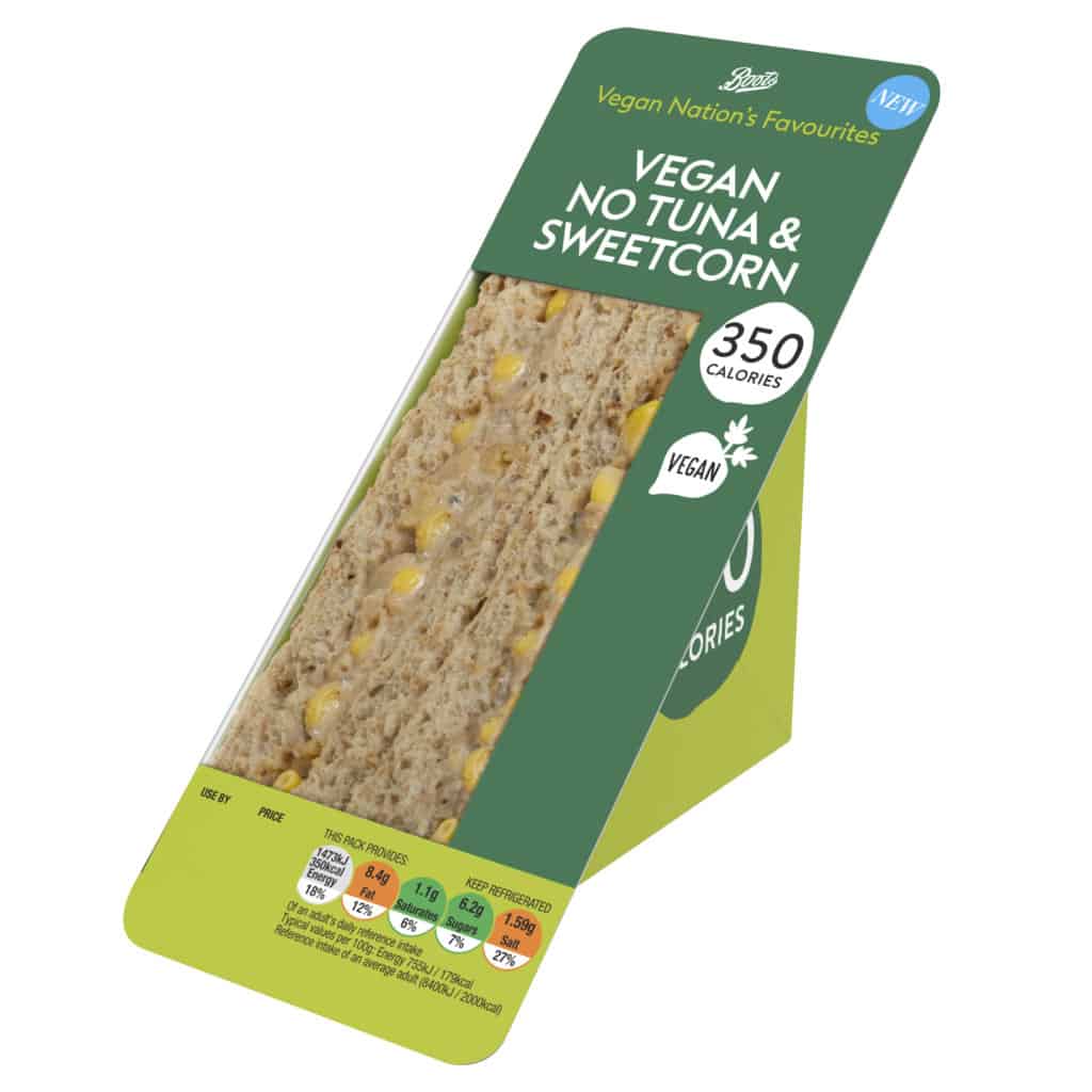 Boots vegan sandwiches