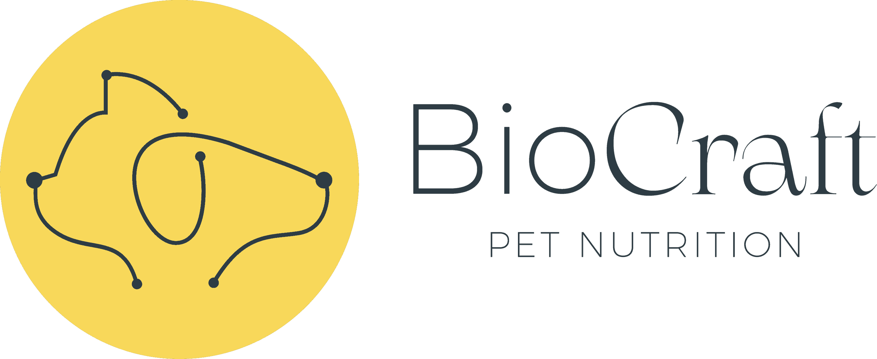 BioCraft Logo - Yellow - Horizontal