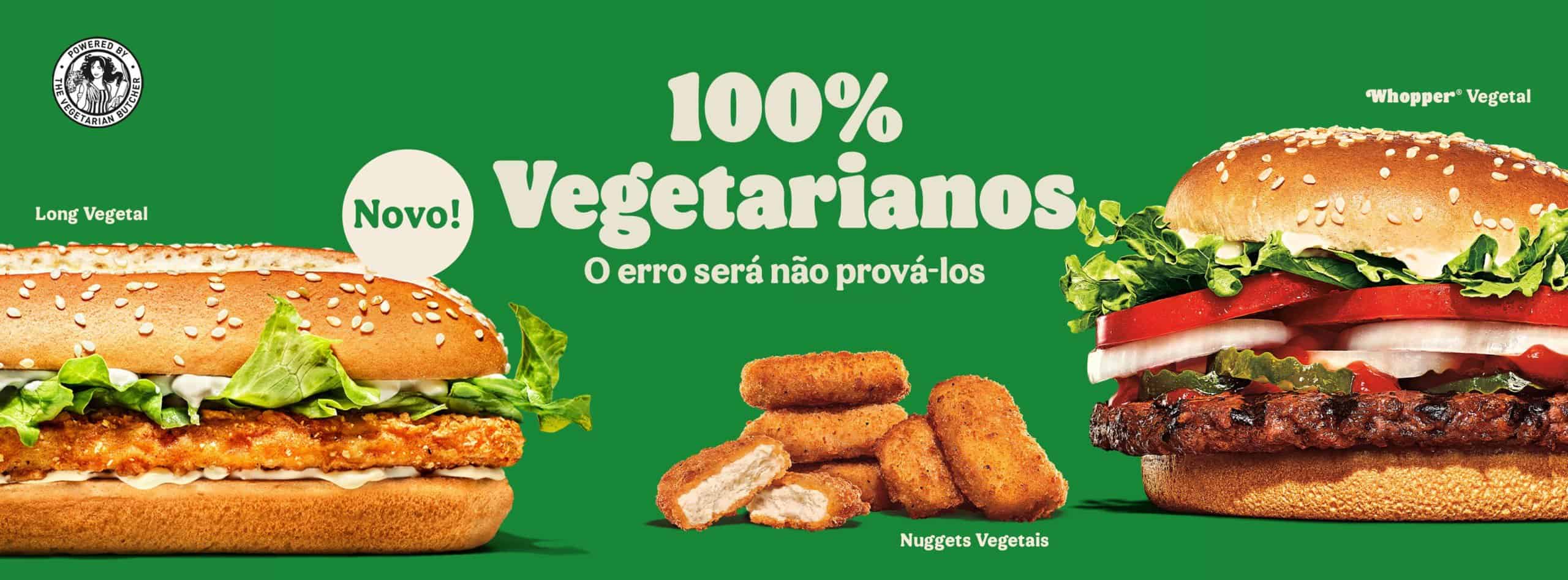 burger king plant-based whopper, nuggets and be king vegetal burger