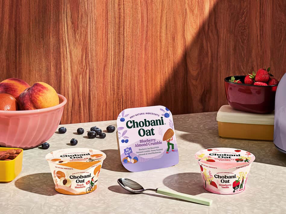 Chobani Oat Blend cups