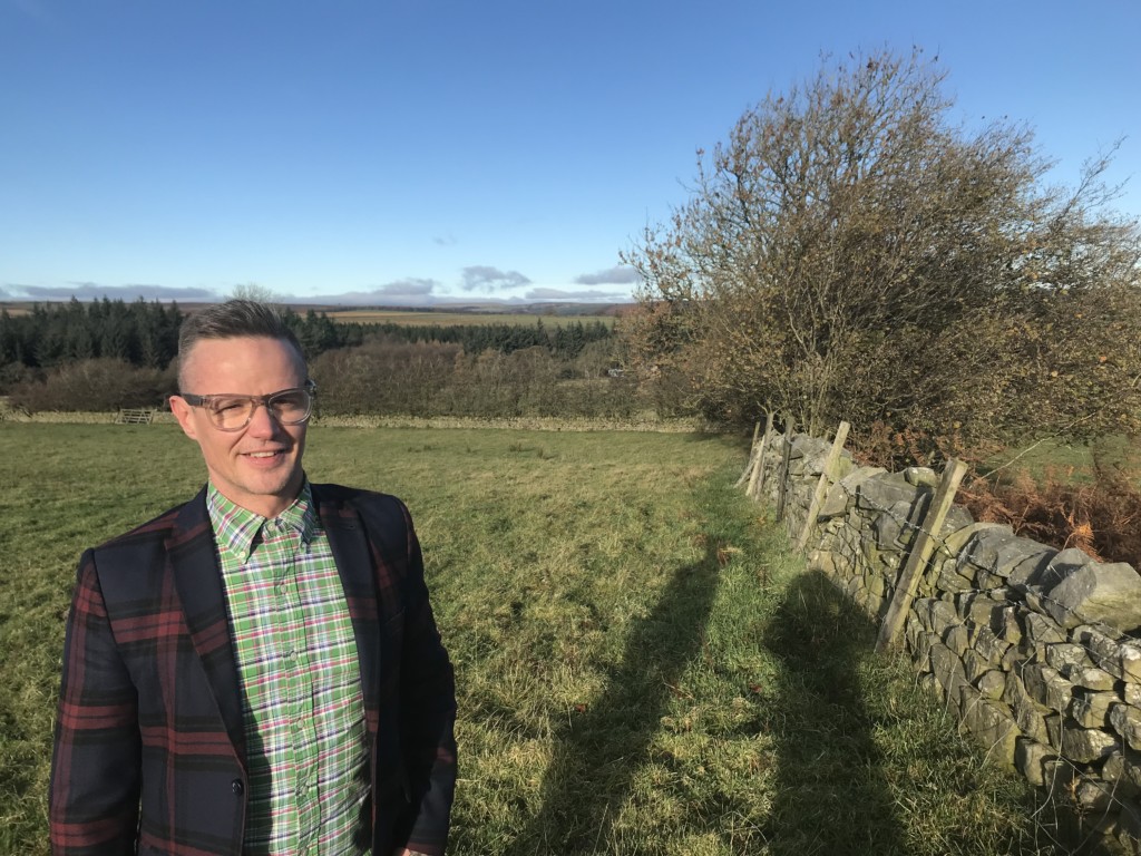 vincent walsh founder of regenfarmco at the farm's site