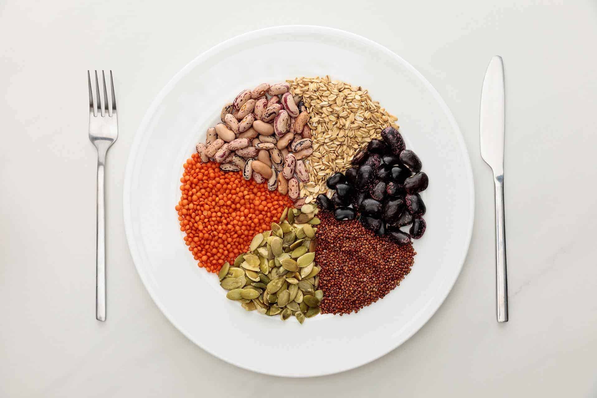 A range of different legumes