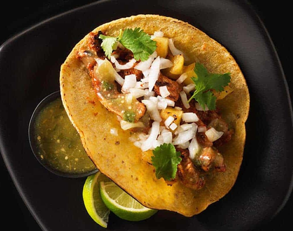 A plant-based taco