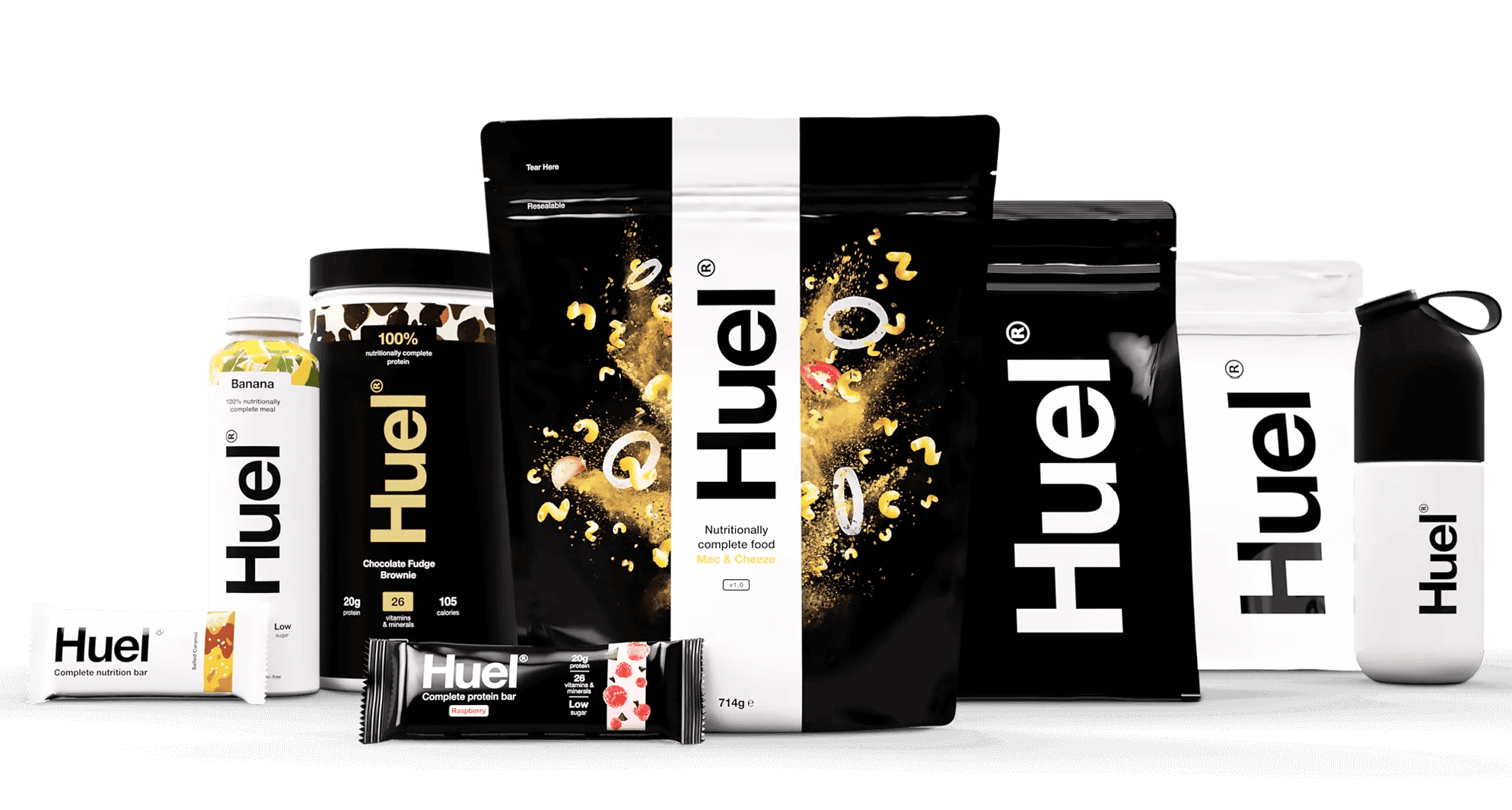 huel's range of products 