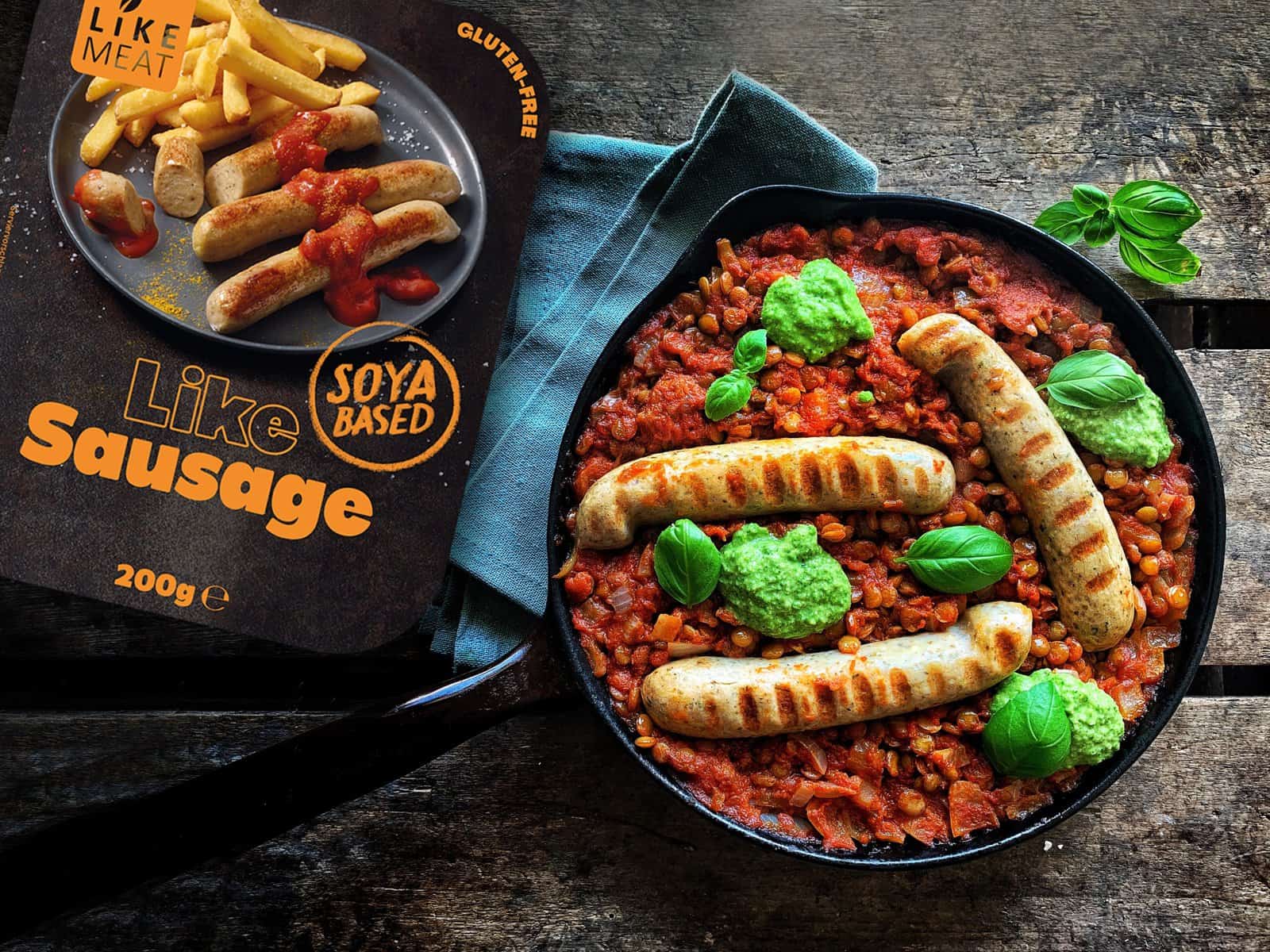LikeMeat sausages