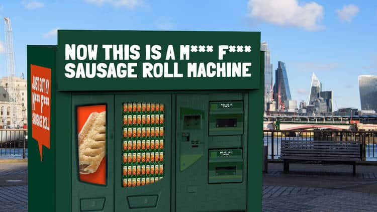 Meatless Farm vending machine