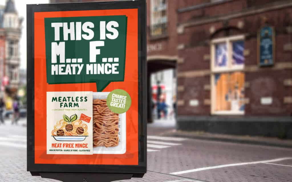 The Meatless Farm Launches M.... F.... Catchy £1.55 Million Advertising