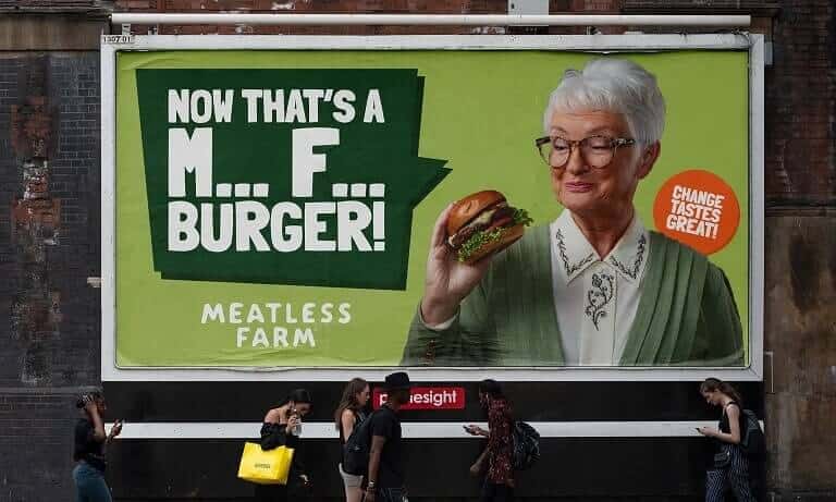 Meatless Farm billboard