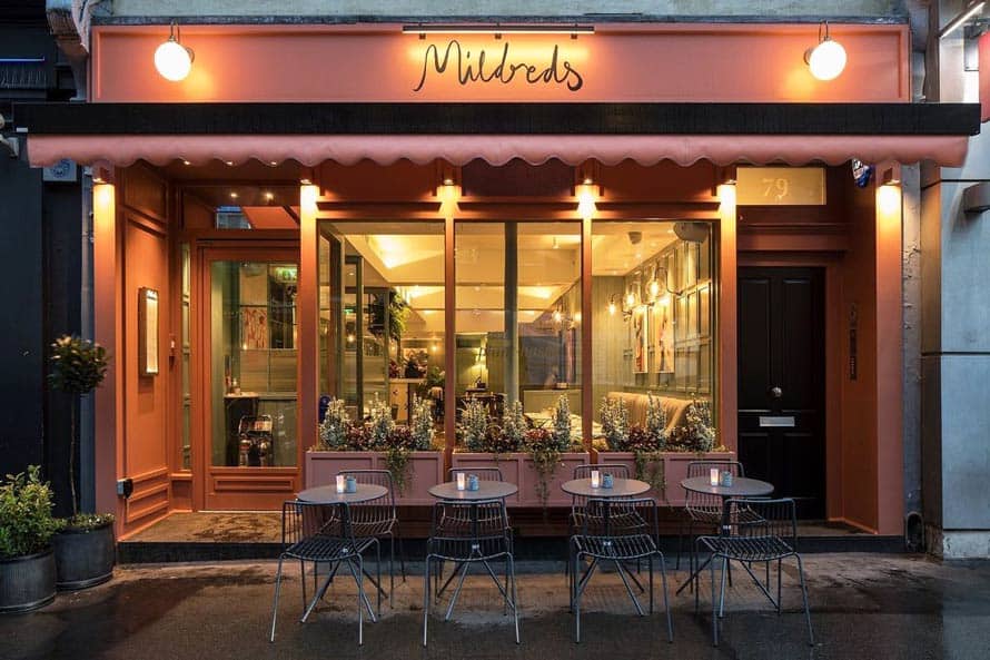 Plant-based restaurant Mildreds
