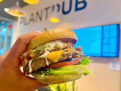 Plant Pub burger