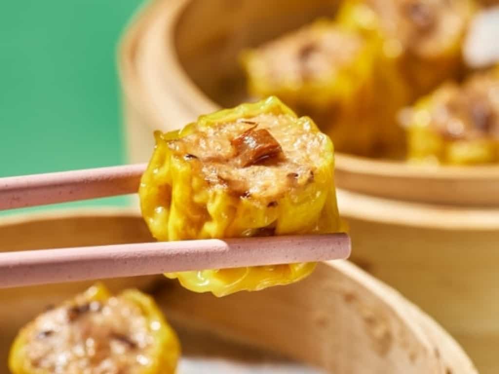 vegan pork dumplings