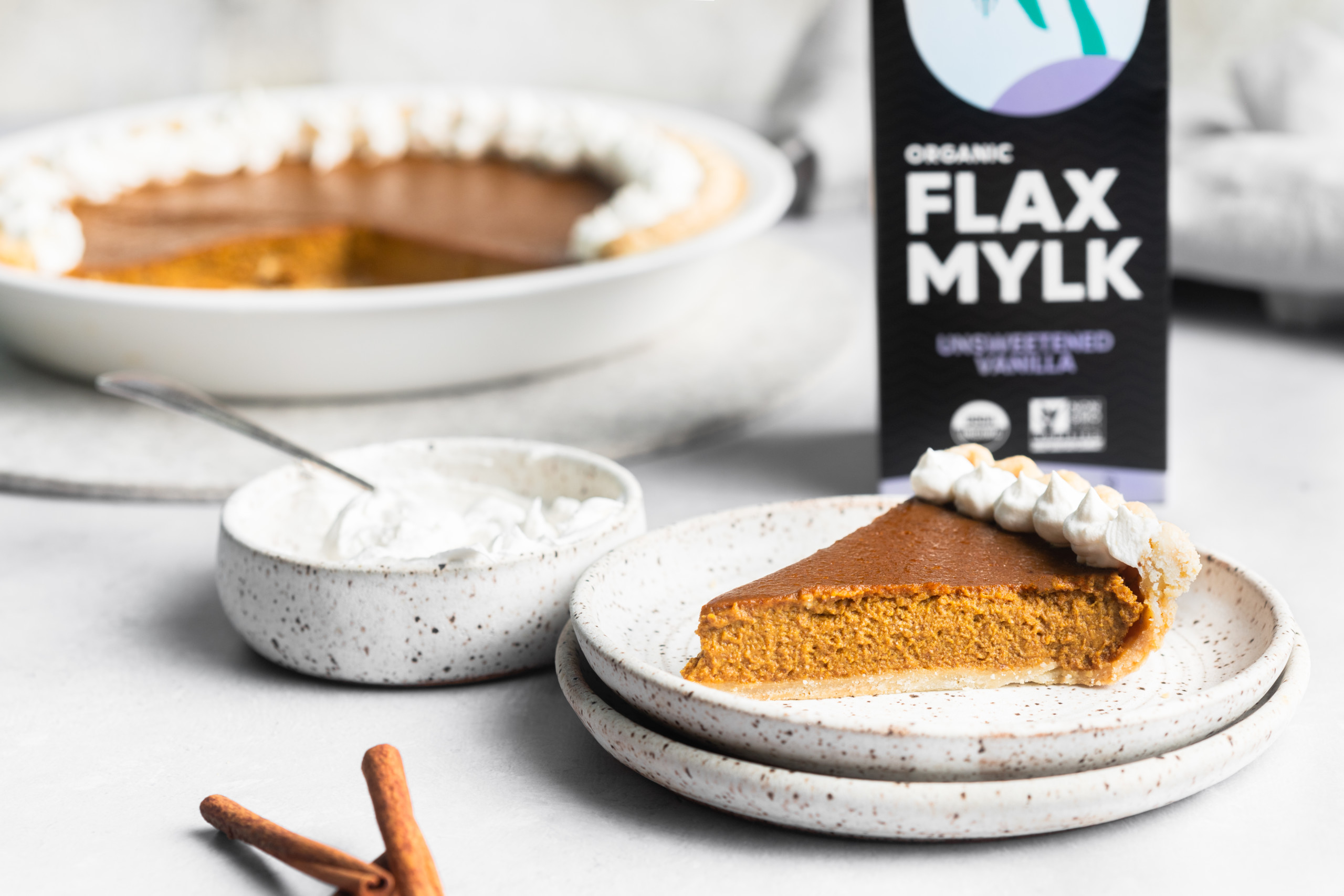 Malibu Flax Mylk Vegan Pumpkin Pie