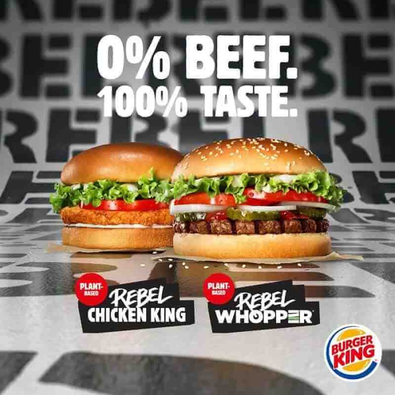 Rebel Whopper & Rebel Chicken King