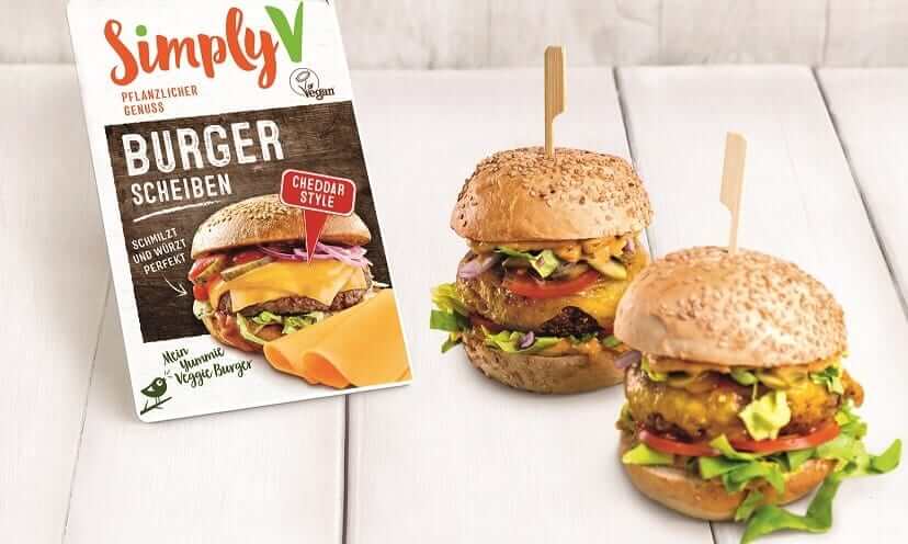 Simply V Launches The Perfect Vegan Burger Slice In Cheddar Flavour Vegconomist The Vegan Business Magazine