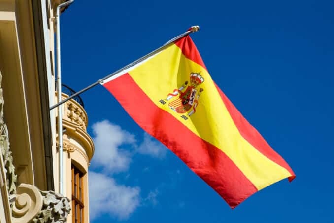 The Spanish flag