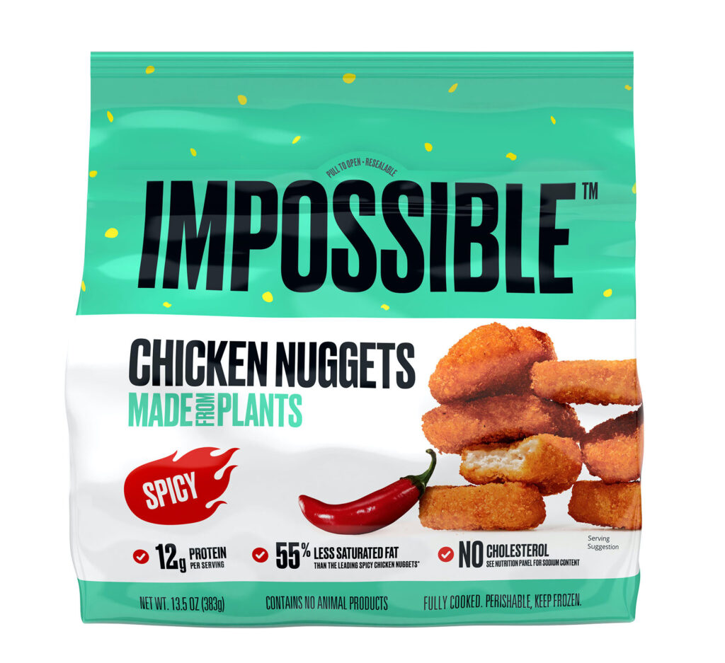 impossible's new launch spicy chicken nuggets