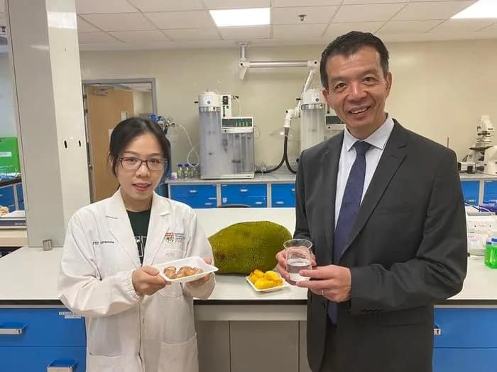 Singapore NTU scientists with jackfruit developments
