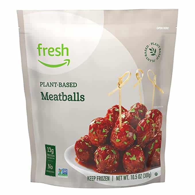 Amazon Fresh Plant-Based/ Vegan Meatballs