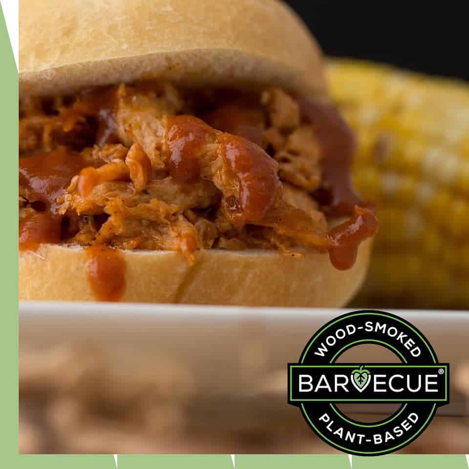 BBQ Vegan Pulled Pork Sandwich