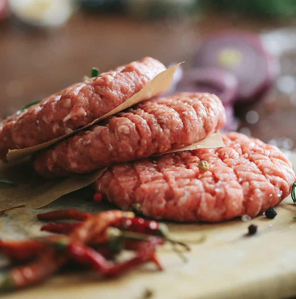 Cell AgriTech web image of cultivated burgers