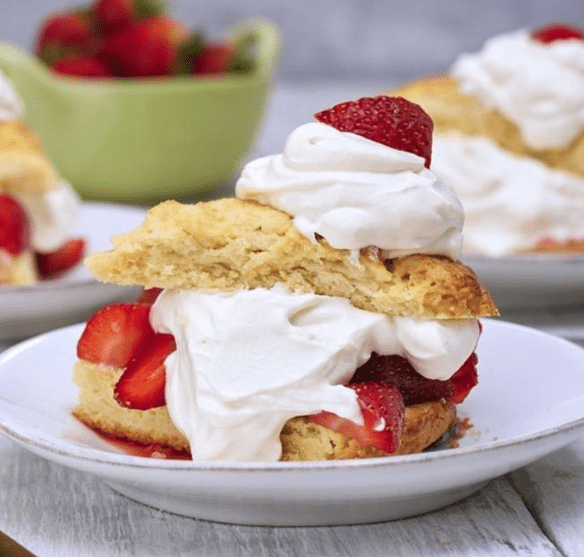 Country Crock Whipped Cream + Strawberries