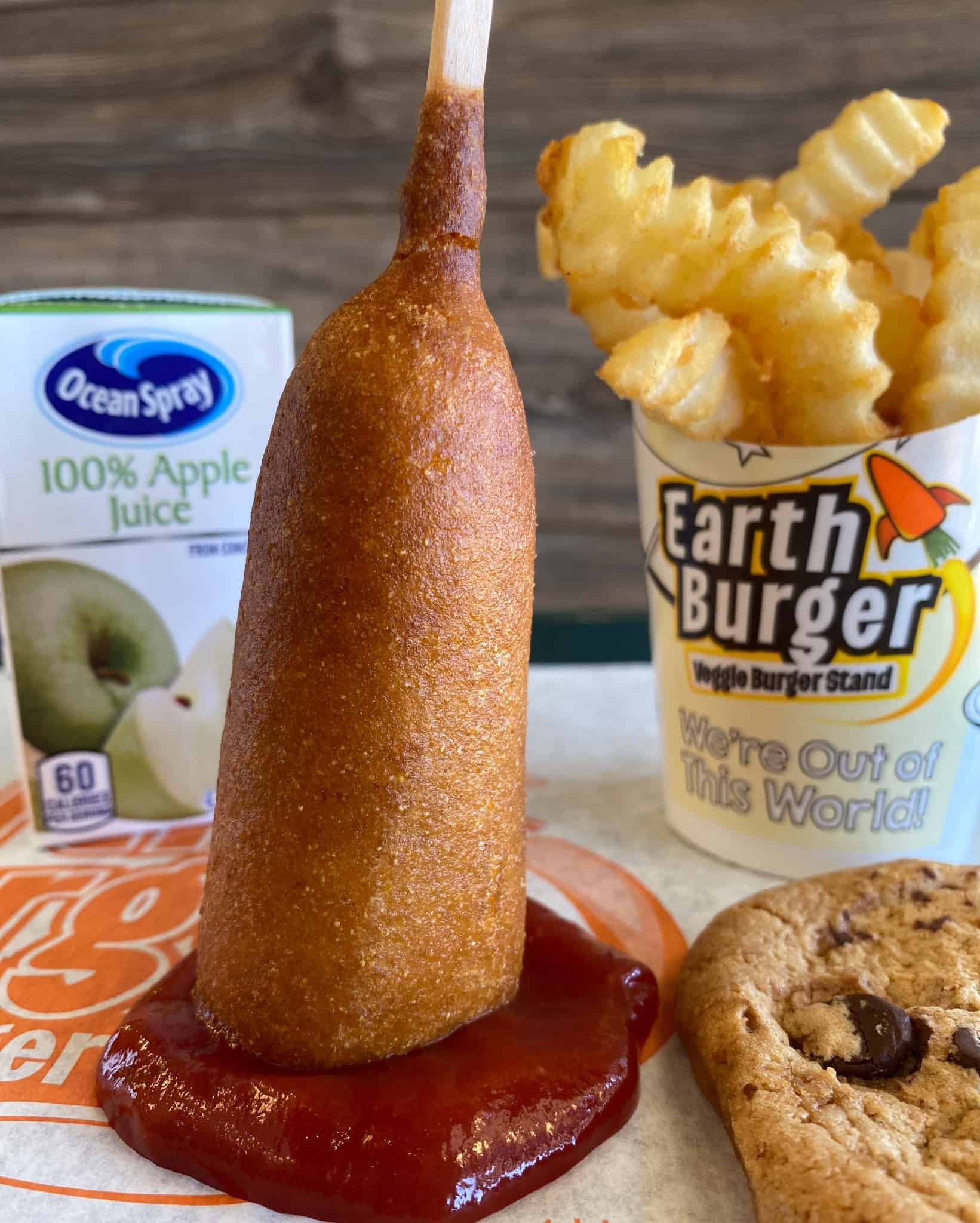 Earth Burger Corn Dog