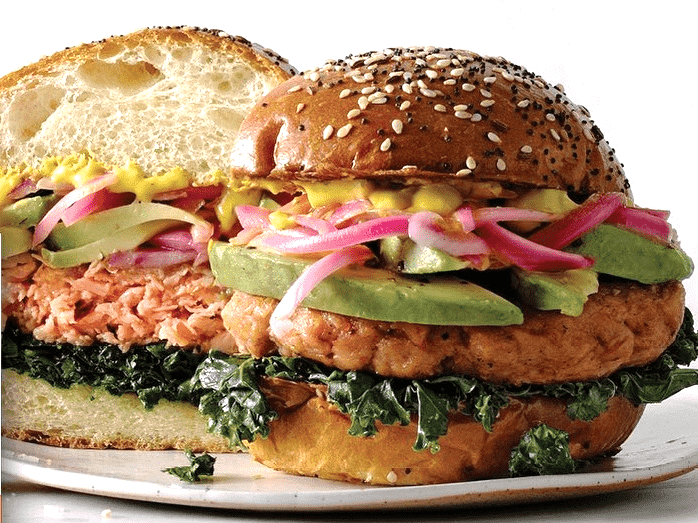 Good Catch Plant-Based Seafood Debuts Salmon Burgers