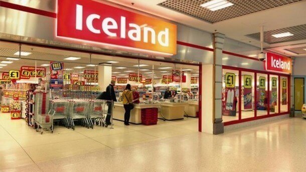 Iceland supermarket