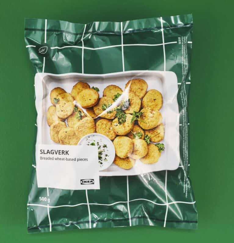 IKEA's new SLAGVERK vegan nuggets