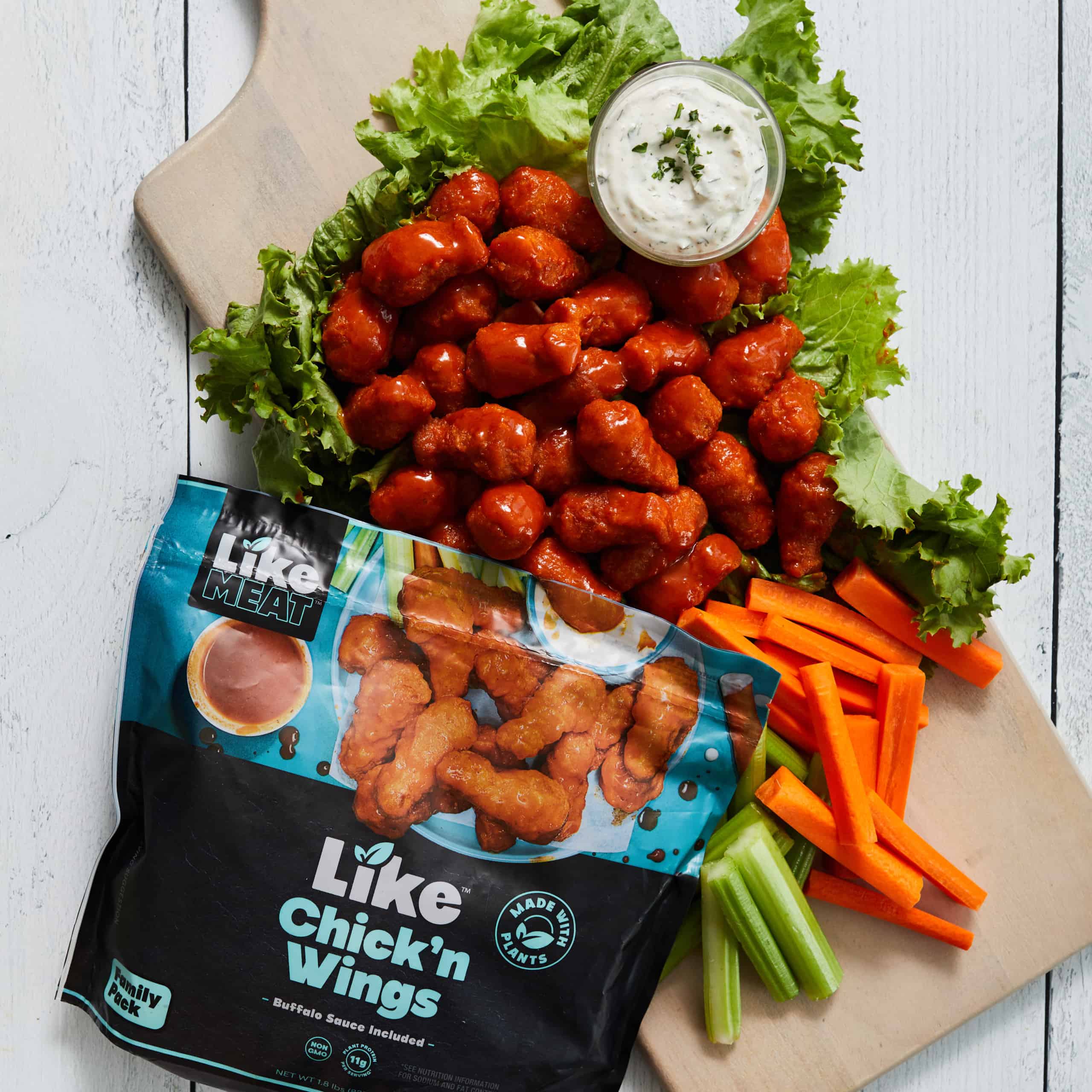 LikeMeat's Like Chick'n Wings se lanza en más de  tiendas Walmart de  Estados Unidos