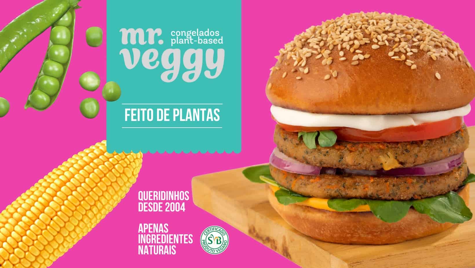 Mr. Veggie Hambúrguer Vegetariano