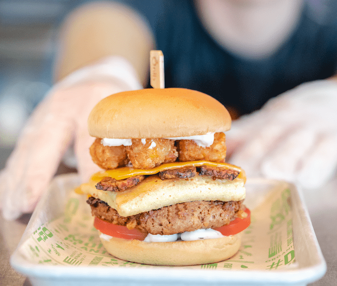 Vegan Fast Food Brunch Burgers