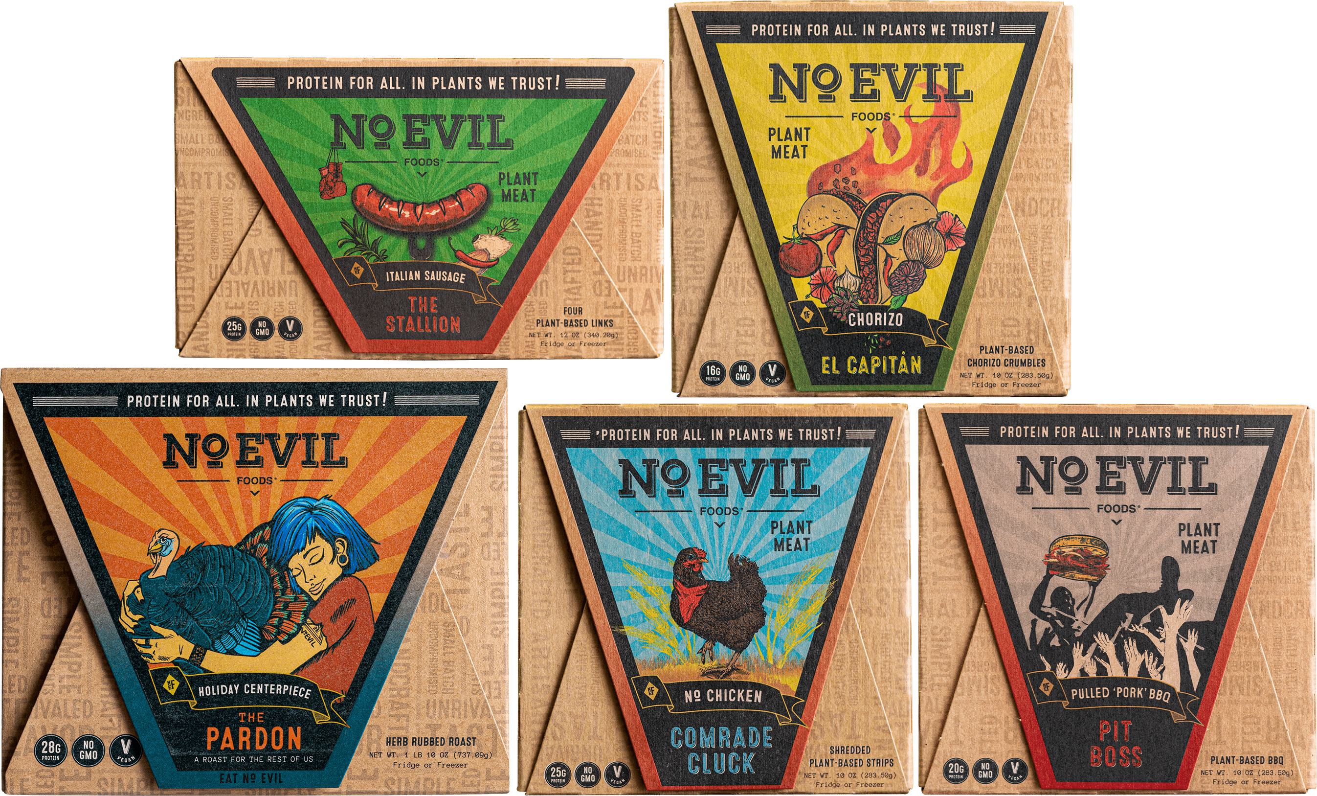 No Evil Foods product range