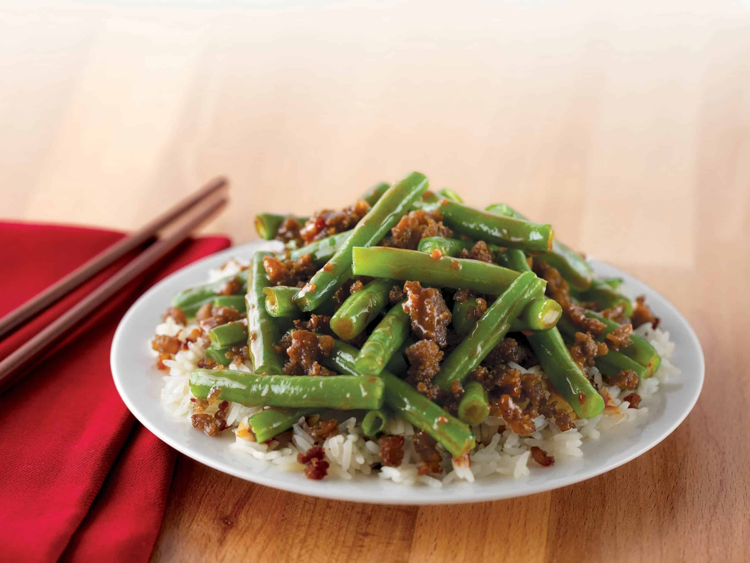 Panda Express Beyond Beef String Beans