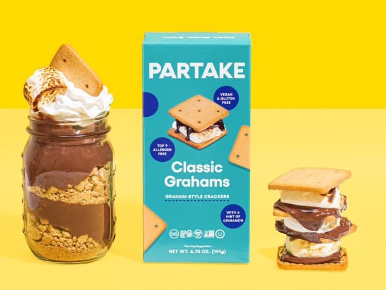 Vegan Graham Crackers w/ S'mores by Partake Foods