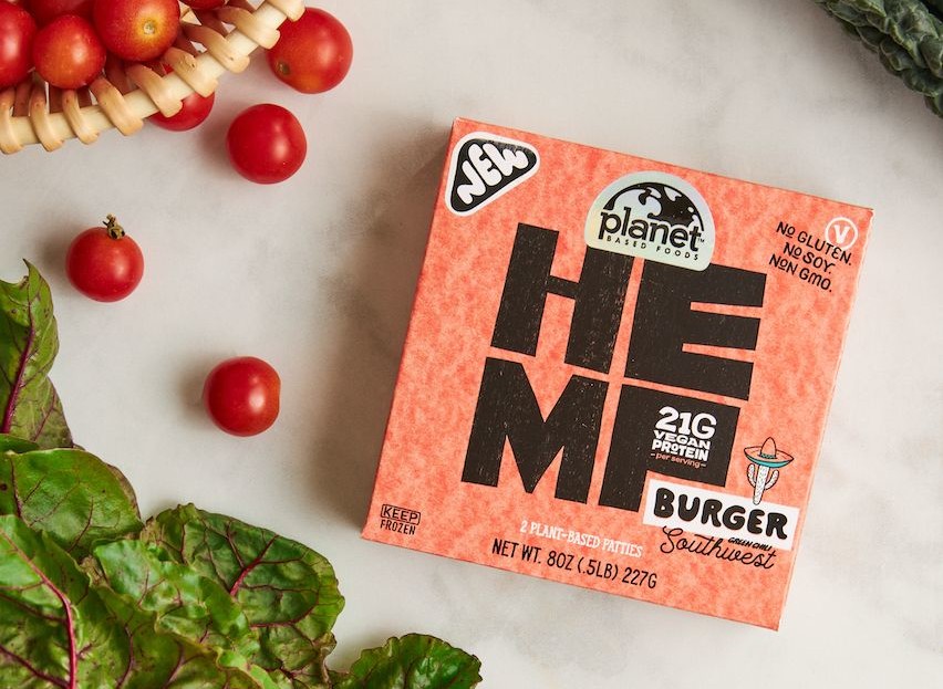 Planet Based Foods Hemp Burger Box