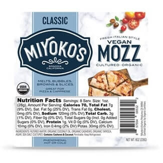 Miyokos Vegan Mozza