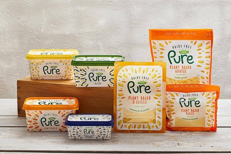 Pure brand plant-based cheese