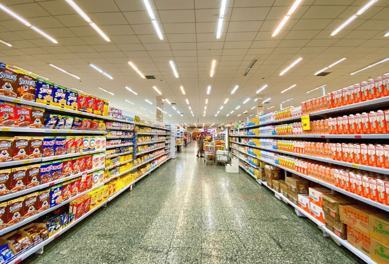 supermarket shelves image courtesy ProVeg