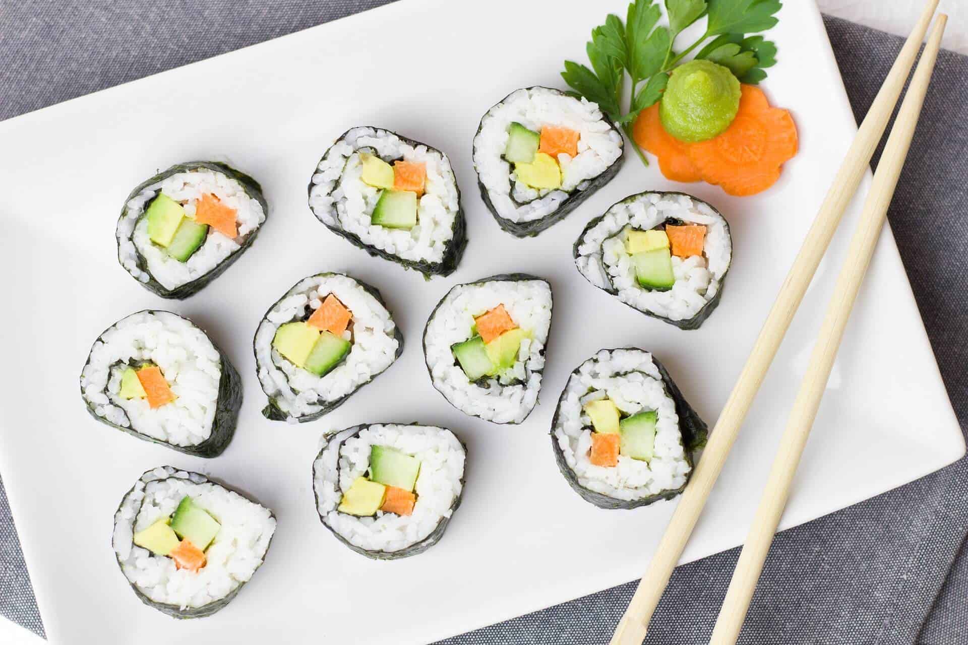 Vegetable Sushi Rolls