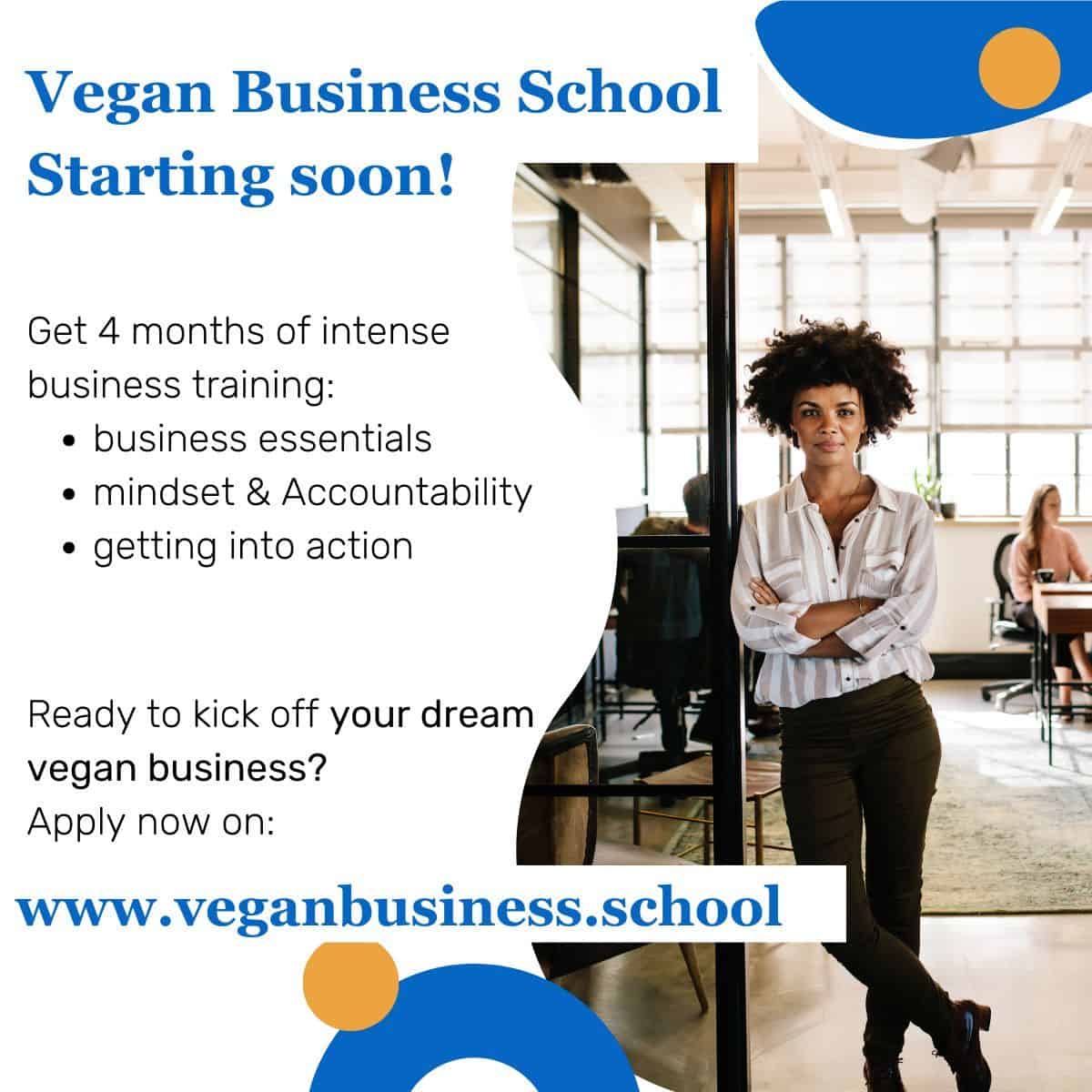 vegan business school