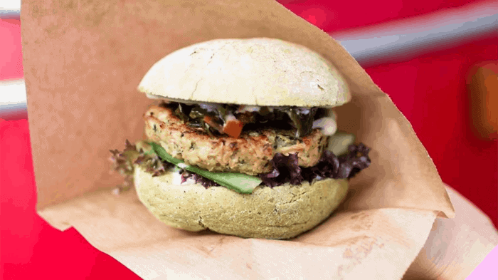 The Dutch Weedburger seaweed burger