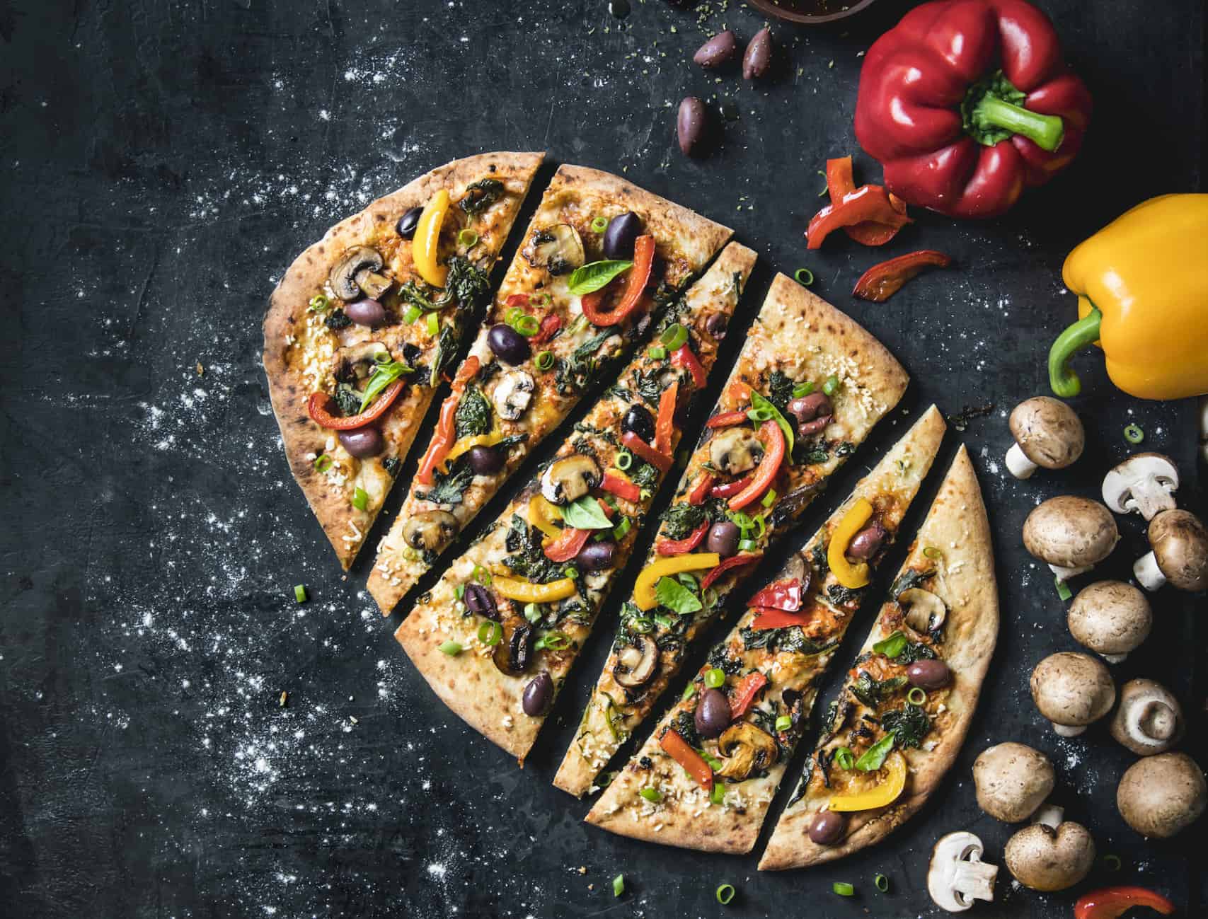 Wicked Kitchen Rustic Vegetable Pizza