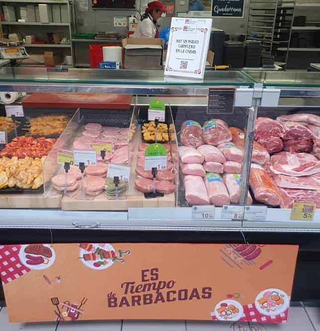 The Vegetarian Butcher at Carrefour butcher counter